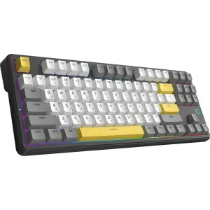 Клавиатура Ajazz AK870 V2 Flying Fish Switch Black Gray Yellow (AK870-V2-FF-BGY) UA