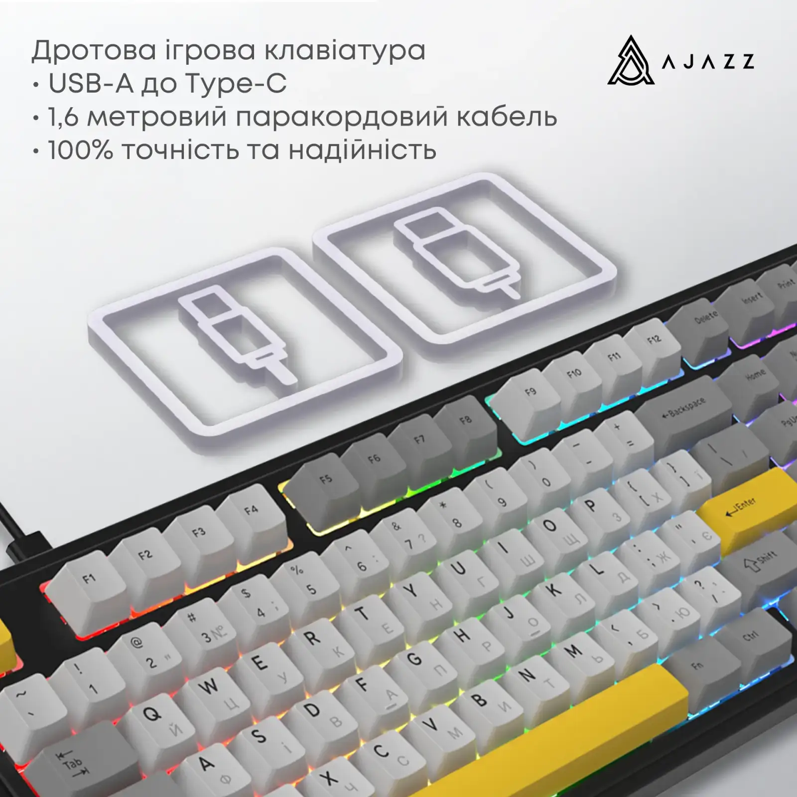 Клавіатура Ajazz AK980 Magnetic Switch Black (AK980-MAX-M-BGY) UA