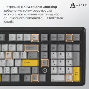 Клавіатура Ajazz AK980 Magnetic Switch Black (AK980-MAX-M-BGY) UA