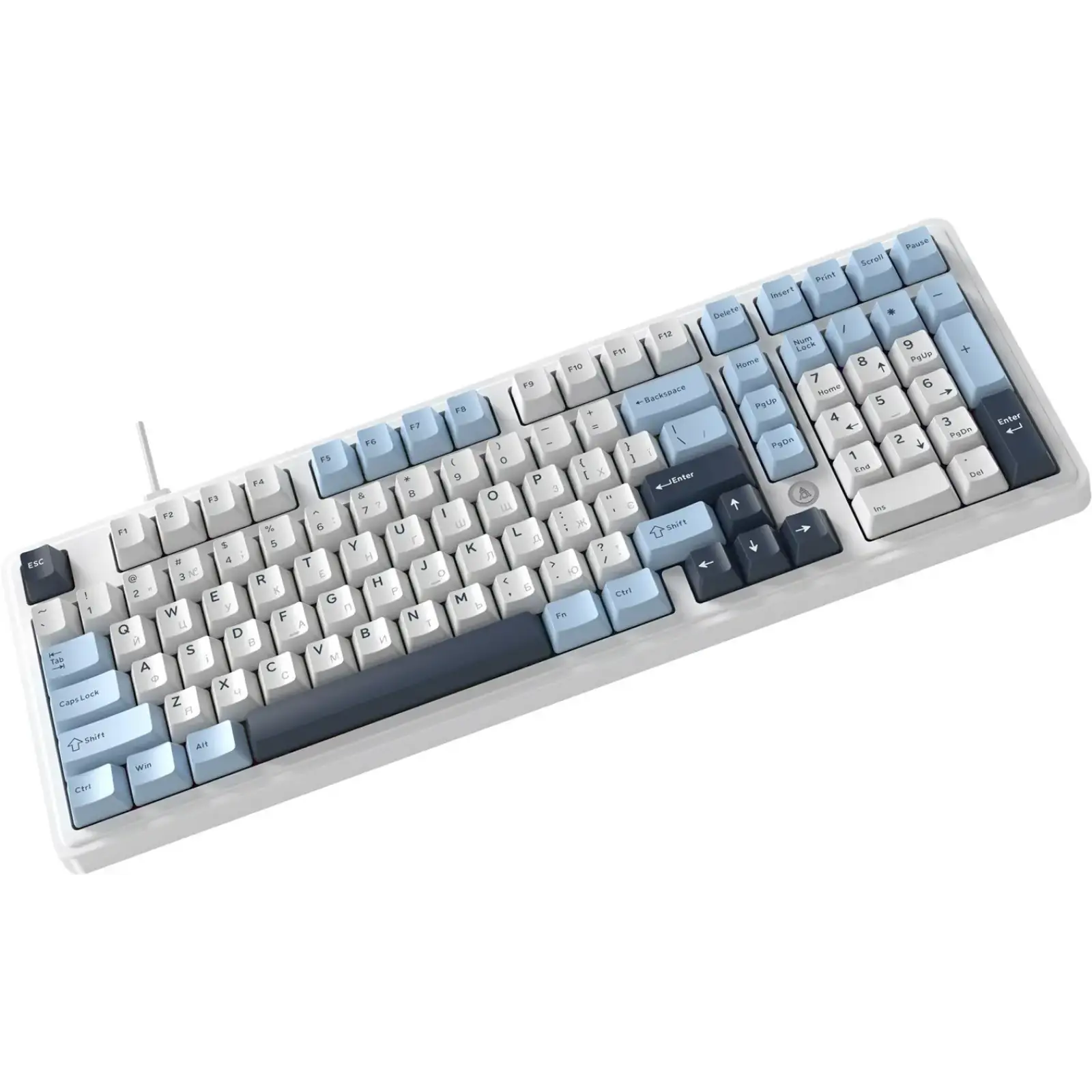 Клавіатура Ajazz AK980 Max Magnetic Switch Blue/White/Dark Blue (AK980-MAX-M-BWDB) UA