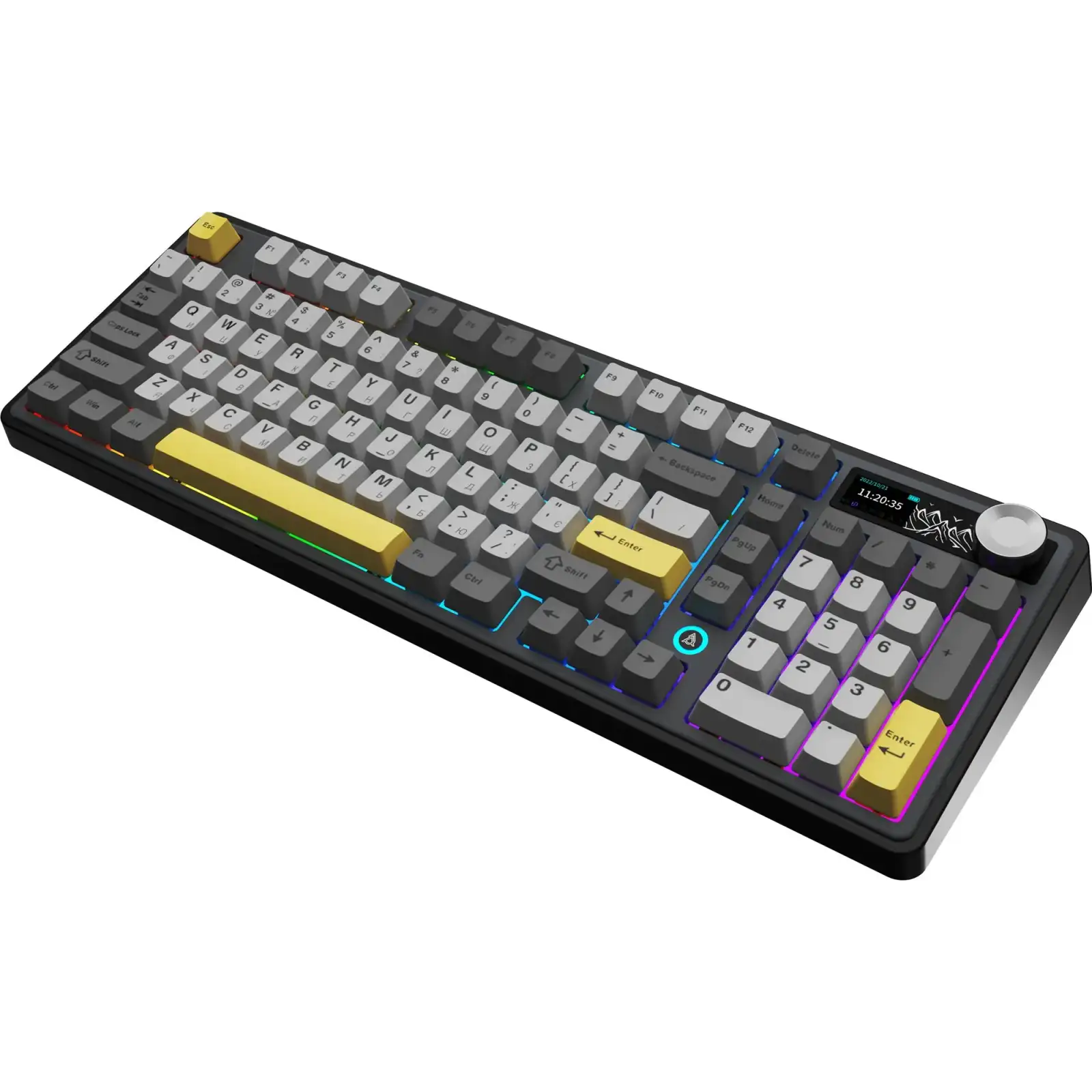 Клавіатура бездротова Ajazz AK980 V2 Gift Switch V2 Black (AK980-V2-G-BGY) UA