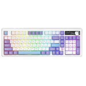 Клавіатура бездротова Ajazz AK980 V2 Gift Switch V2 White (AK980-V2-G-PWB) UA