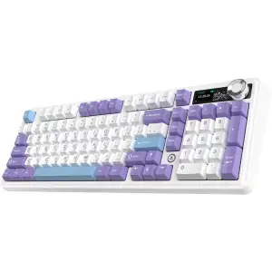 Клавіатура бездротова Ajazz AK980 V2 Maillard Switch White (AK980-V2-M-PWB) UA