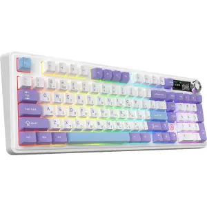 Клавіатура бездротова Ajazz AK980 V2 Maillard Switch White (AK980-V2-M-PWB) UA