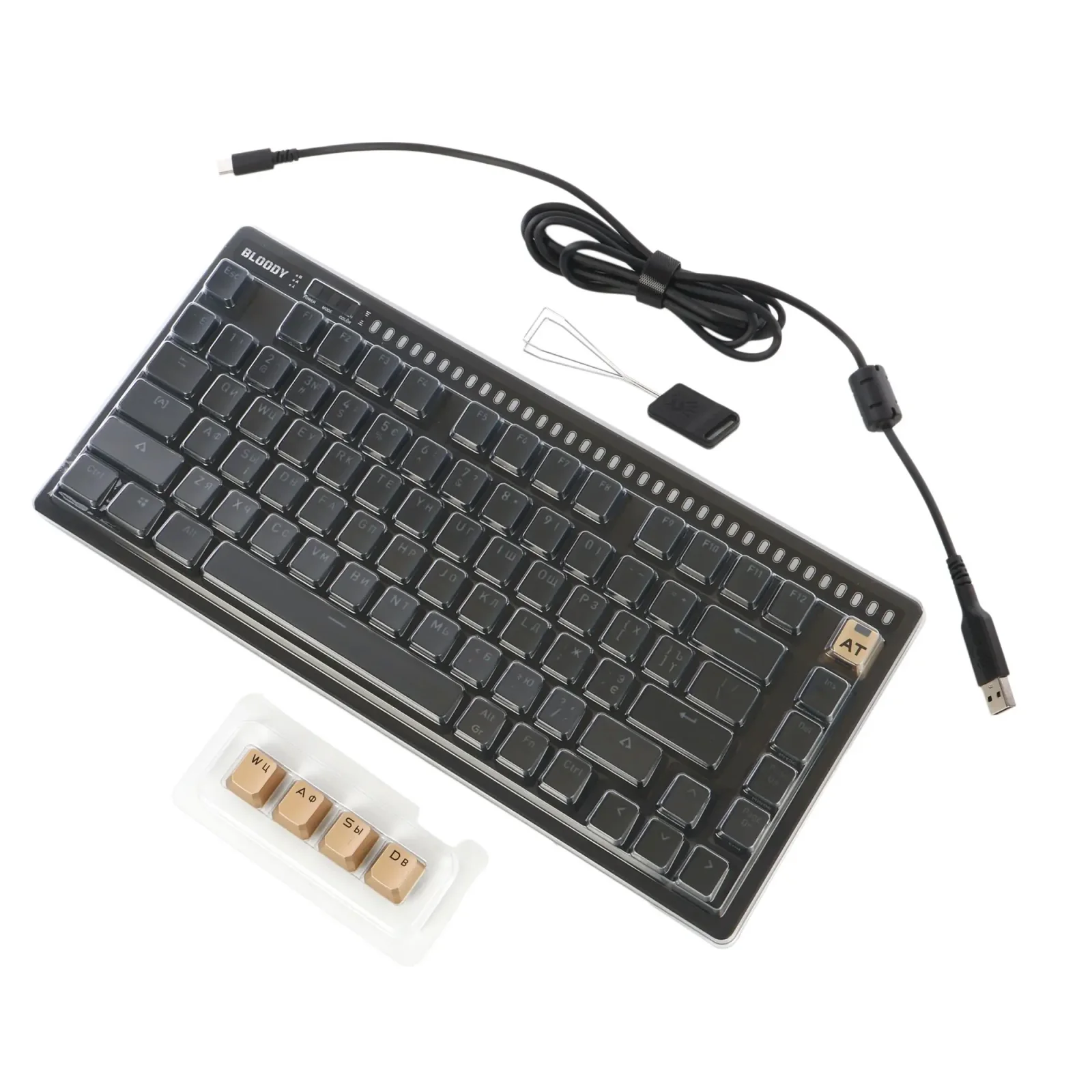 Клавиатура Bloody AT75 Black UA