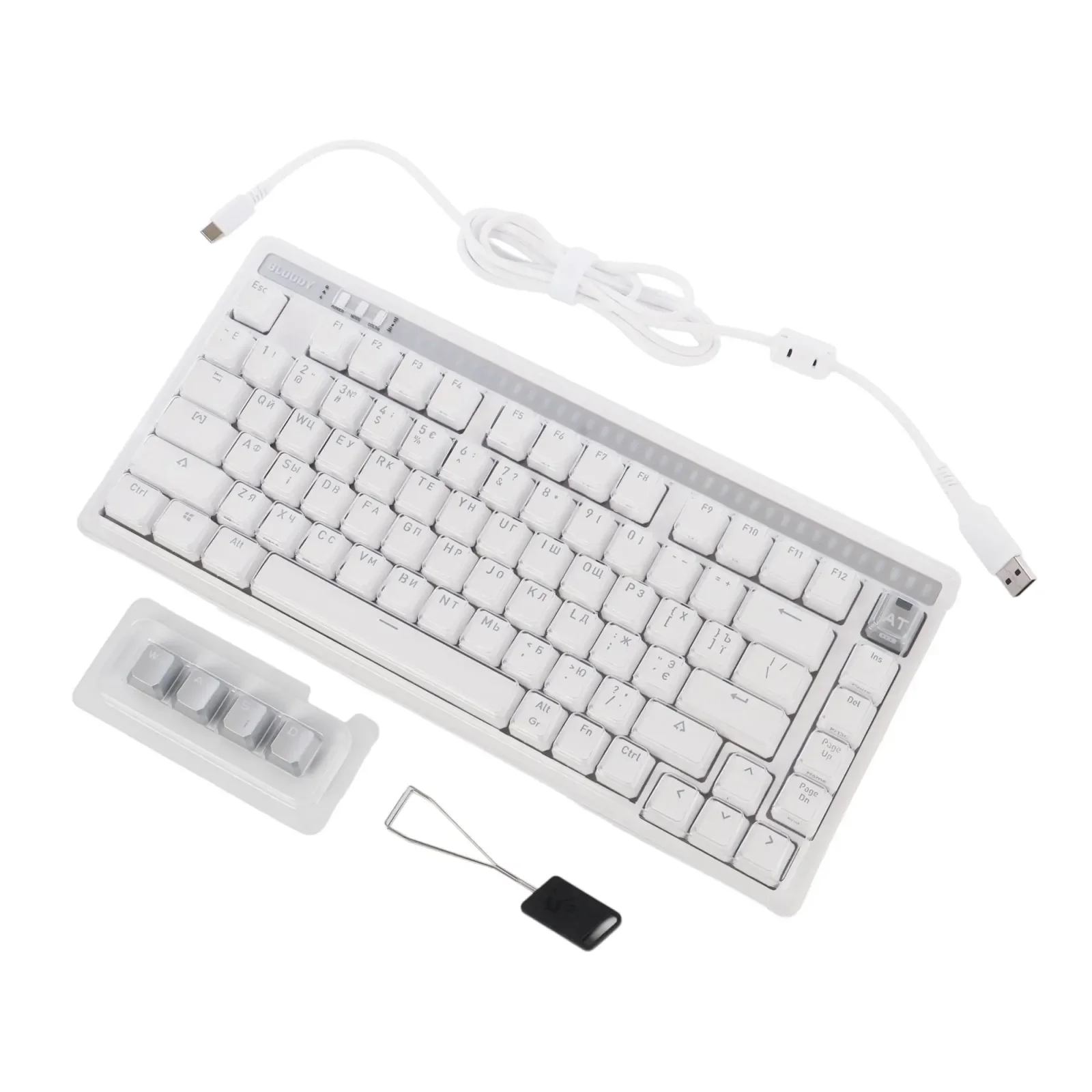 Клавиатура Bloody AT75 White UA