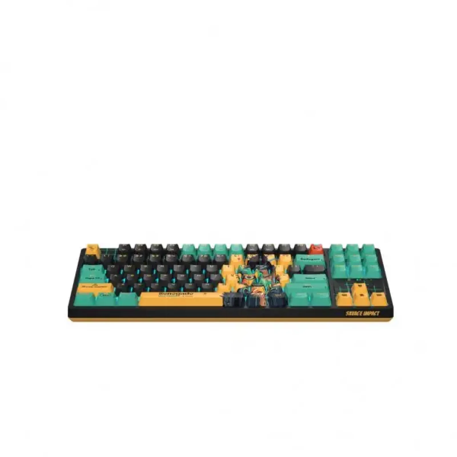 Клавиатура A4Tech Bloody AT87 RGB Renegade Black/Yellow UA