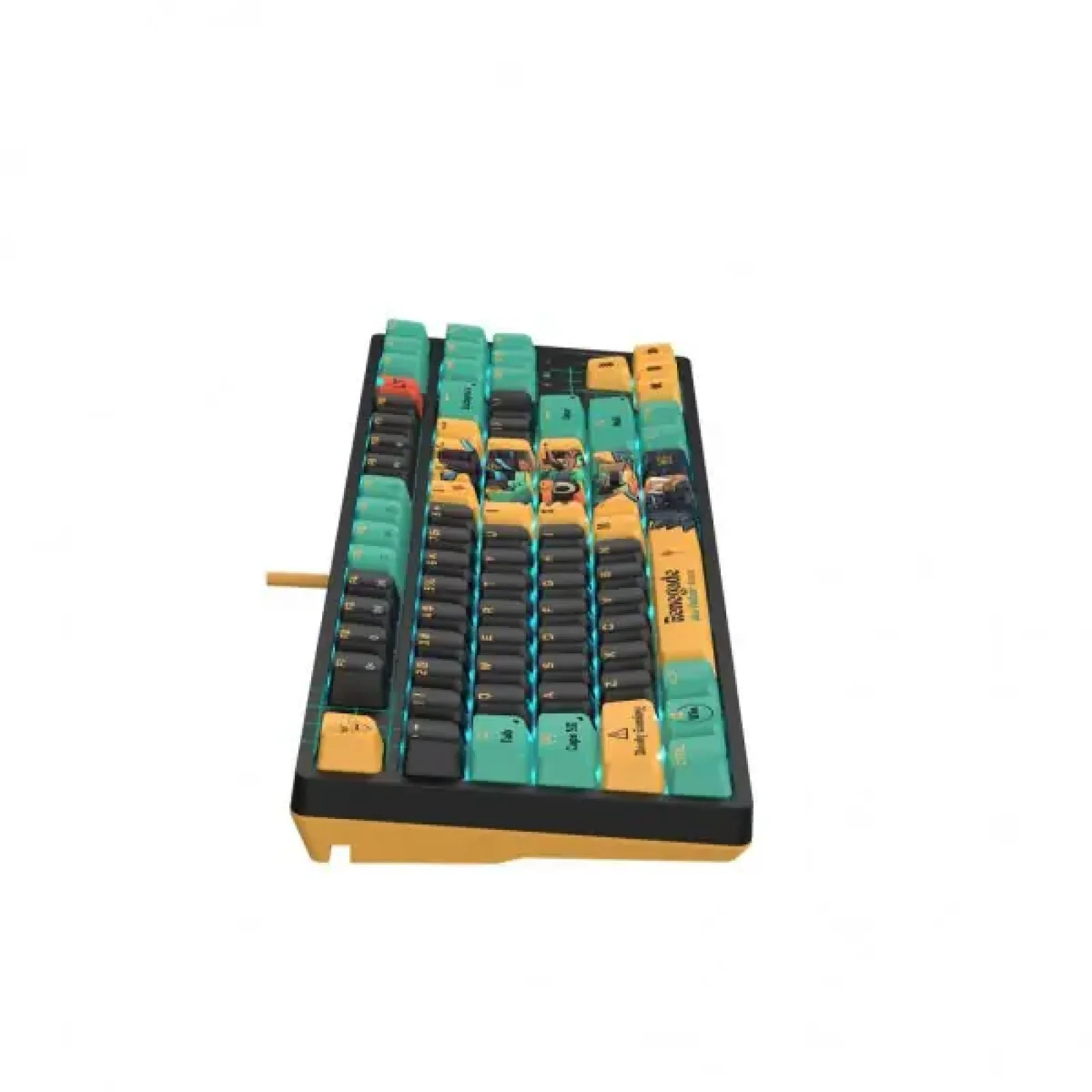 Клавиатура A4Tech Bloody AT87 RGB Renegade Black/Yellow UA