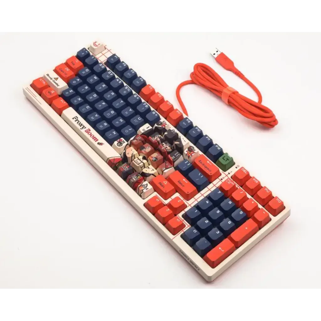 Клавіатура A4Tech Bloody AT98 RGB Proxy Boom White/Red UA