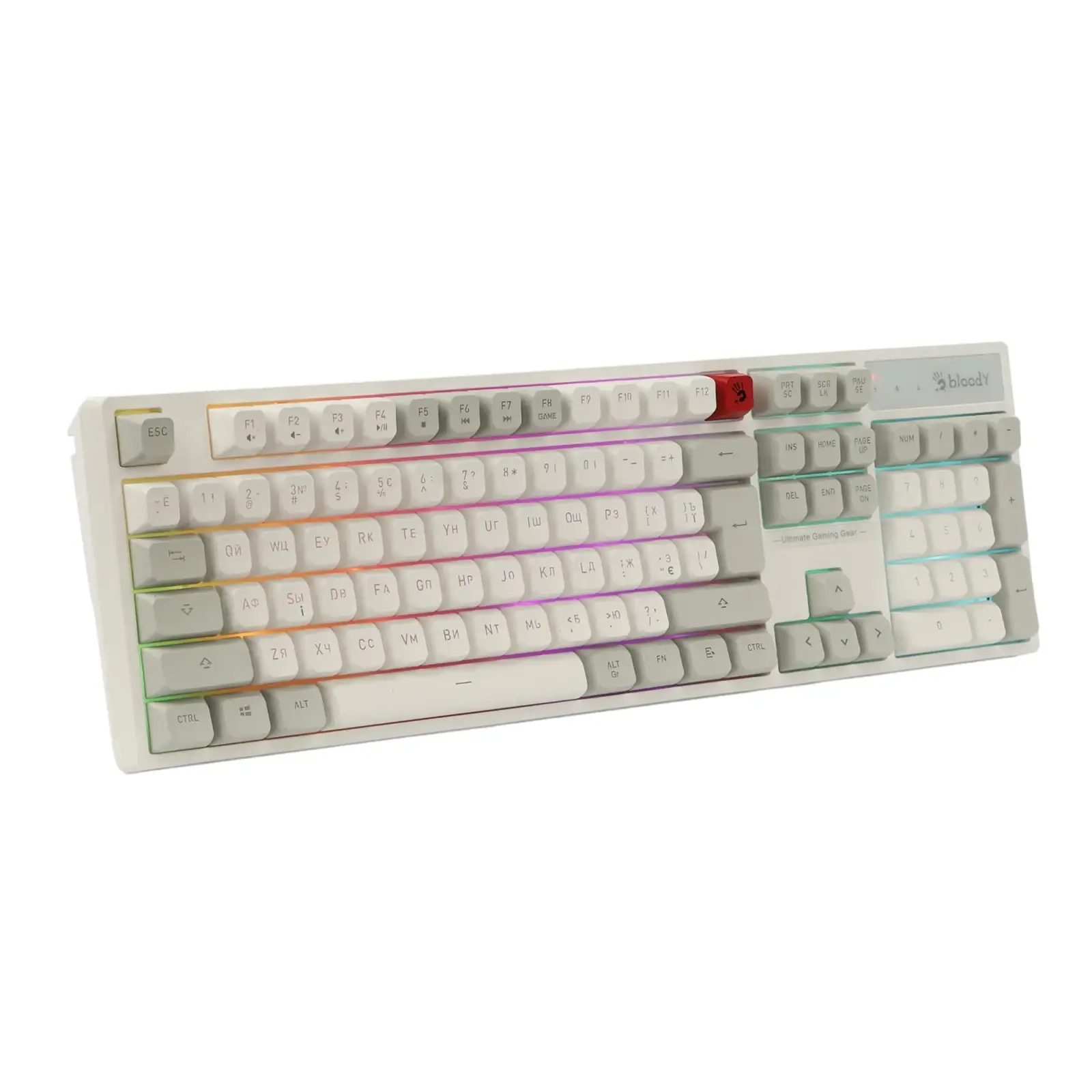Клавіатура Bloody B230N White UA