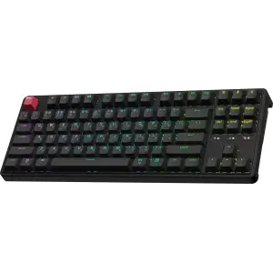 Клавіатура бездротова Keychron C3 Max Super Red Switch Black RGB (C3M-H1-UA) UA