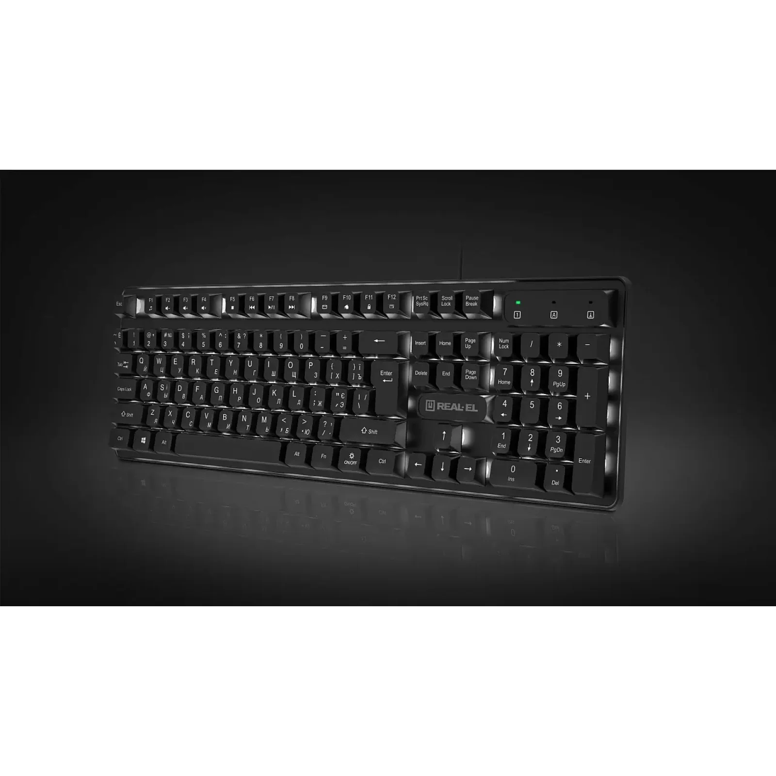 Клавіатура REAL-EL RK-7015 UA