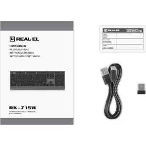 Клавіатура REAL-EL RK-715W UA