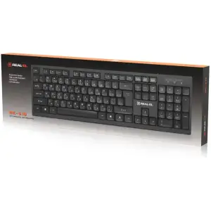 Клавиатура REAL-EL RK-510 Black UA