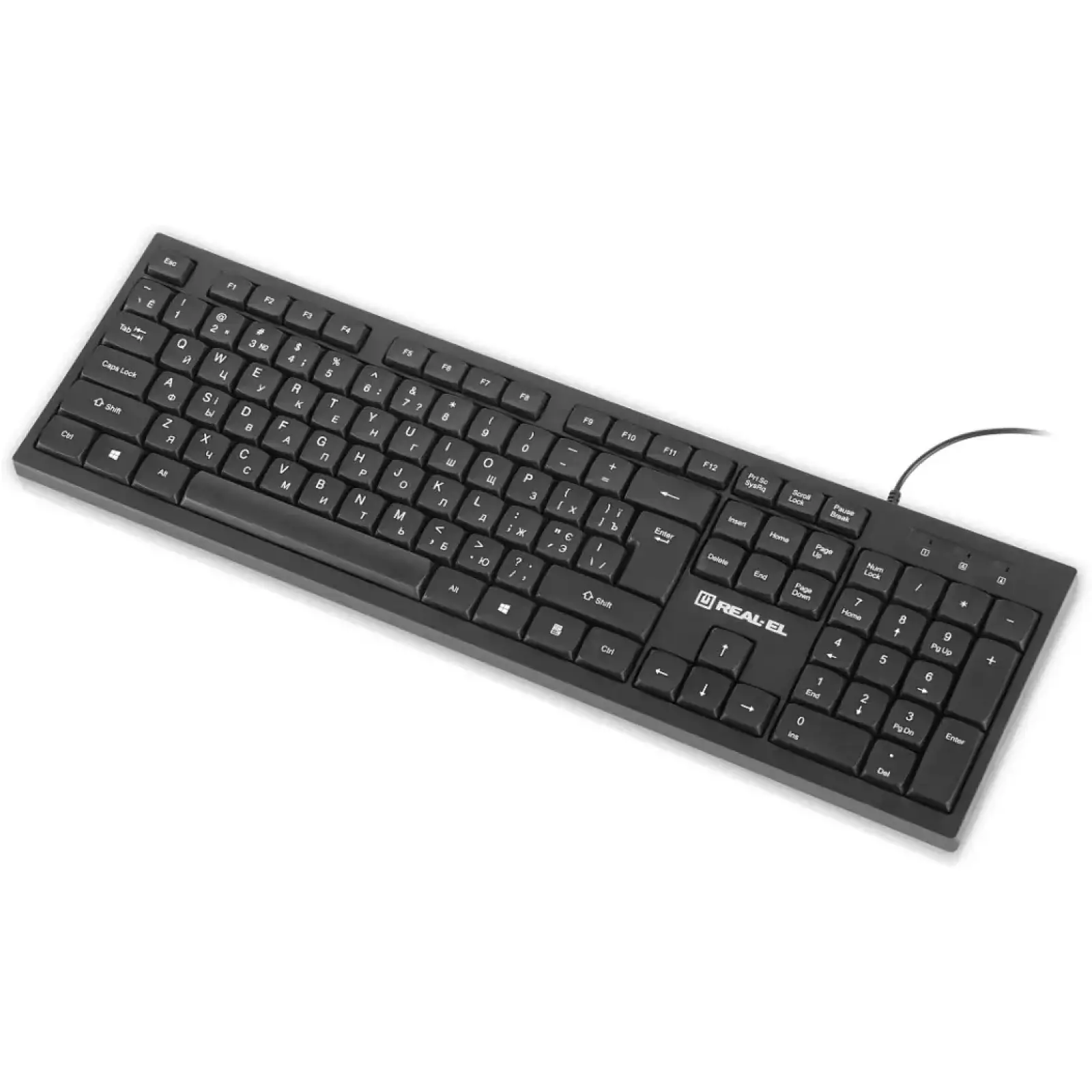 Клавиатура REAL-EL RK-510 Black UA
