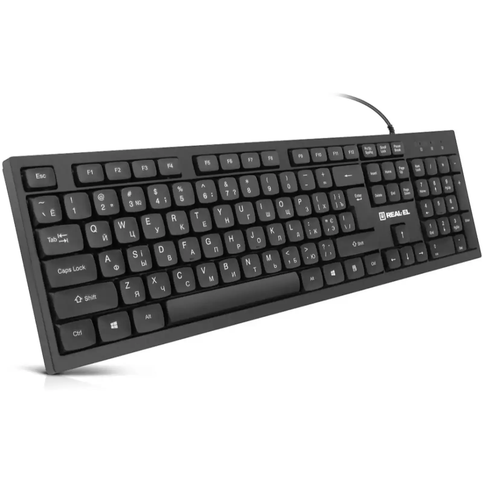 Клавиатура REAL-EL RK-510 Black UA