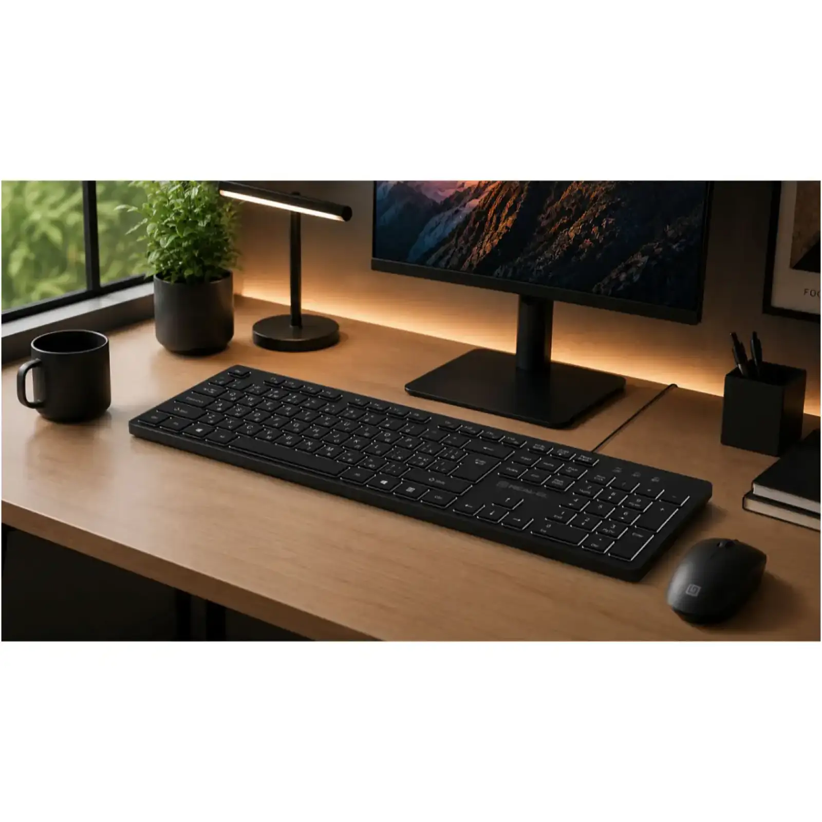 Клавиатура REAL-EL RK-7050 Black UA
