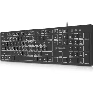 Клавиатура REAL-EL RK-7050 Black UA