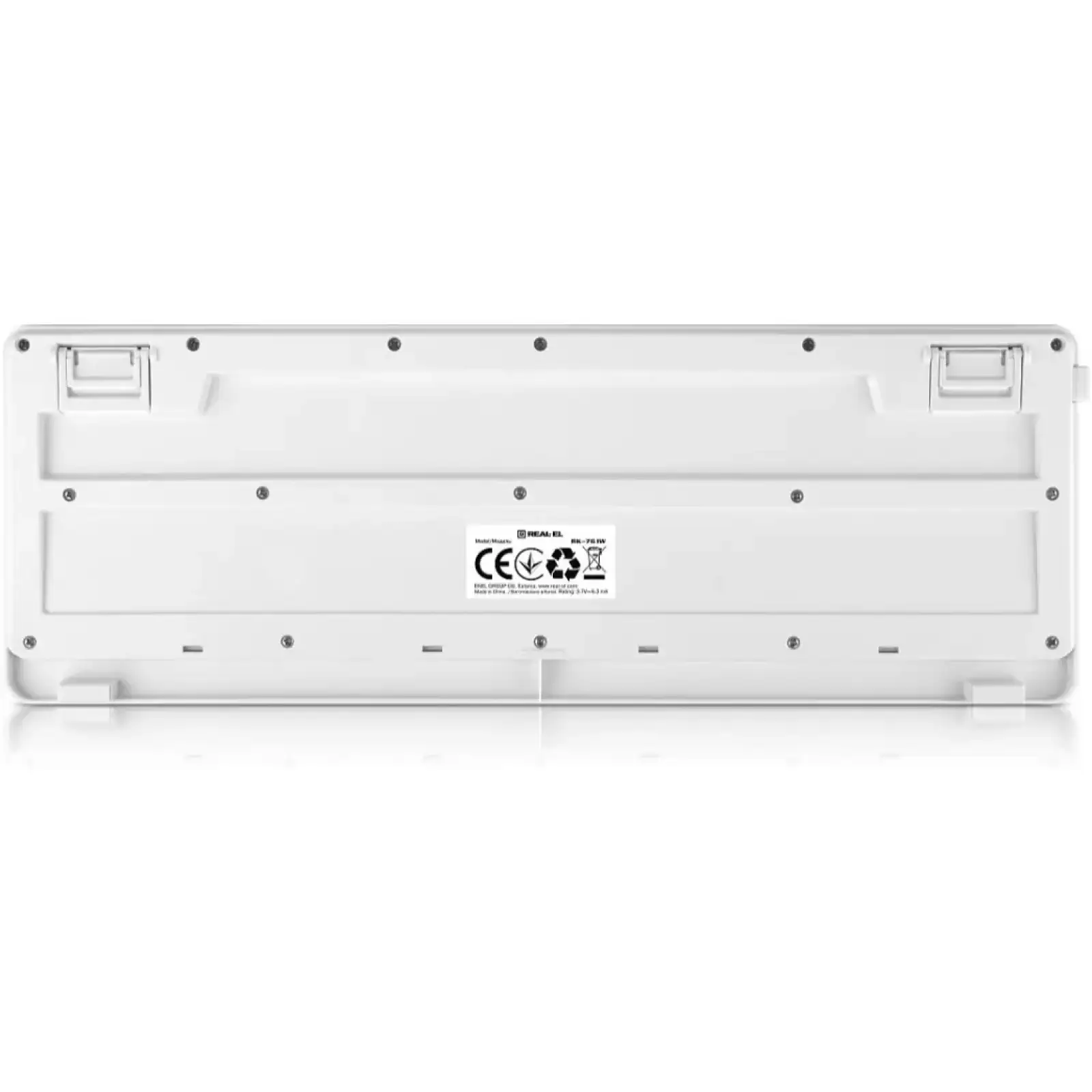 Клавиатура беспроводная REAL-EL RK-761W White UA