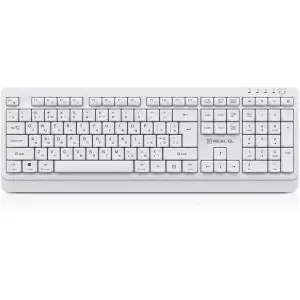 Клавиатура беспроводная REAL-EL RK-761W White UA