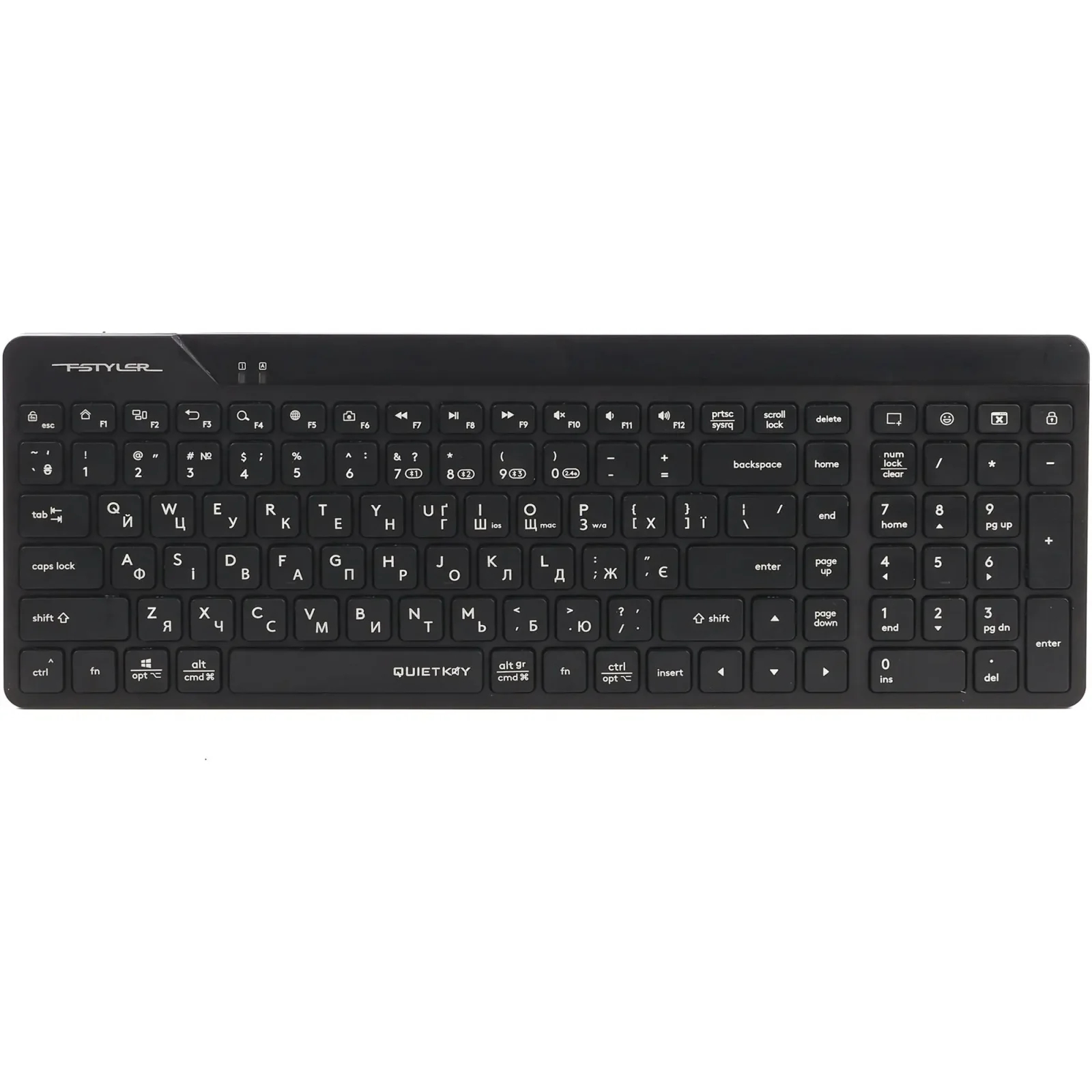 Клавиатура беспроводная A4Tech FBK23 AS Black UA