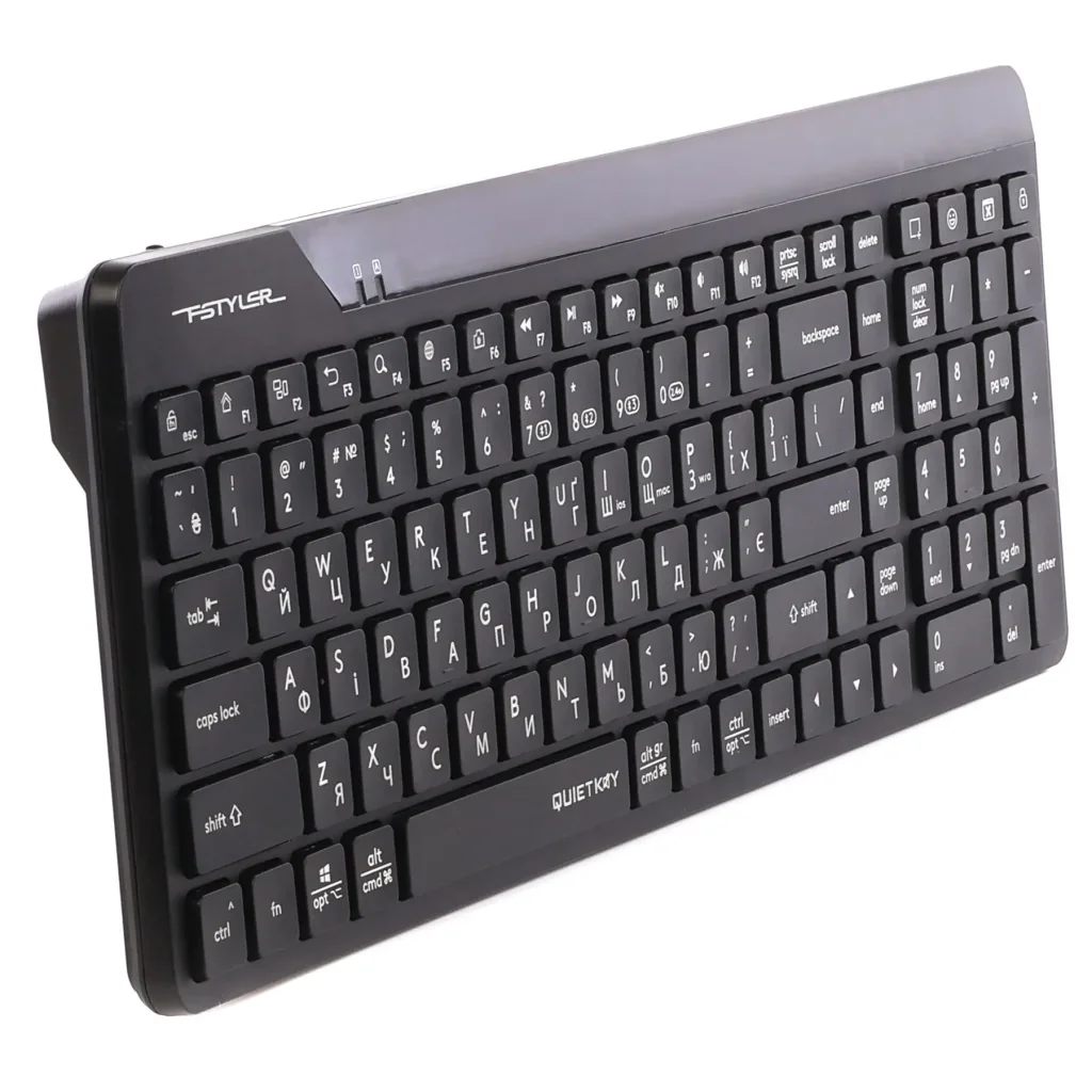 Клавіатура бездротова A4Tech FBK23 AS Black UA