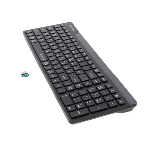Клавіатура бездротова A4Tech FBK23 AS Black UA