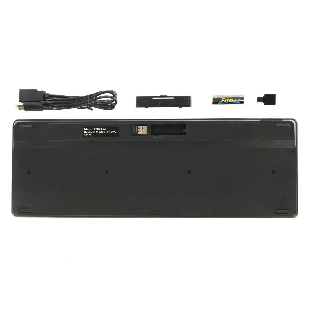 Клавіатура бездротова A4Tech FBK23 AS Black UA
