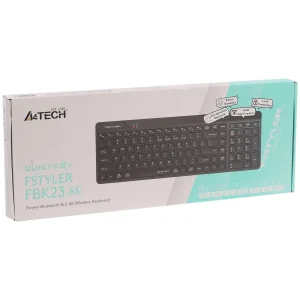 Клавіатура бездротова A4Tech FBK23 AS Black UA