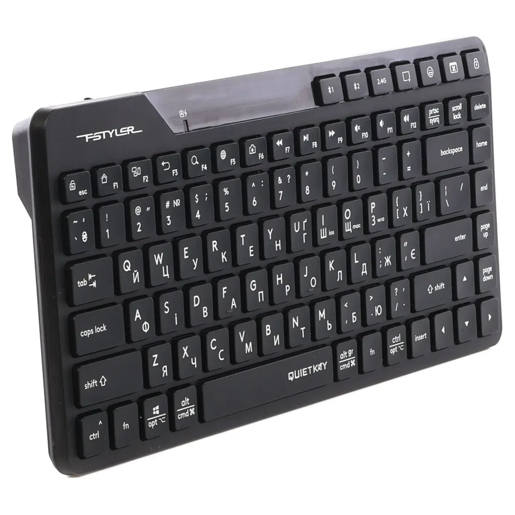 Клавіатура бездротова A4Tech FBK26C AS Black UA