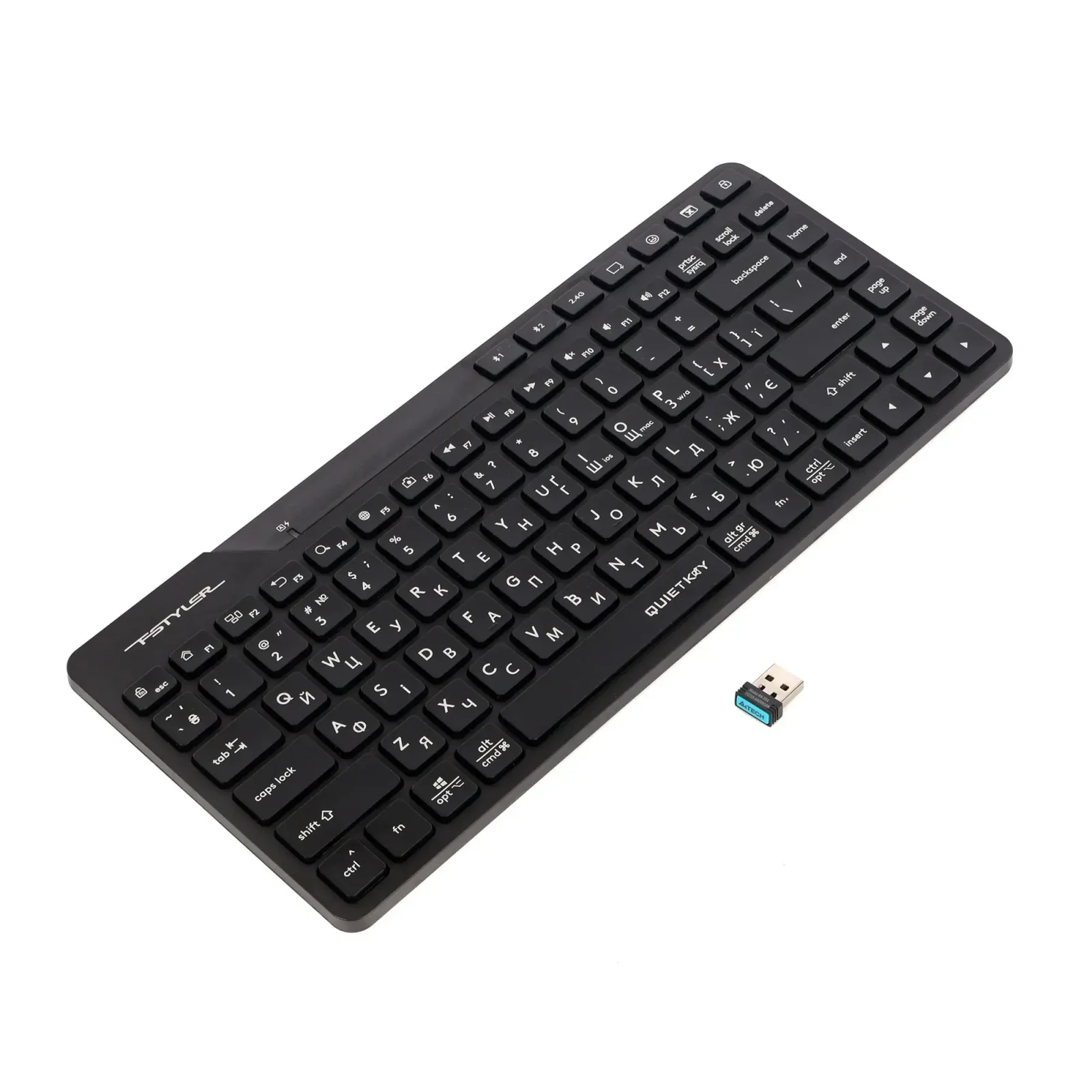 Клавиатура беспроводная A4Tech FBK26C AS Black UA