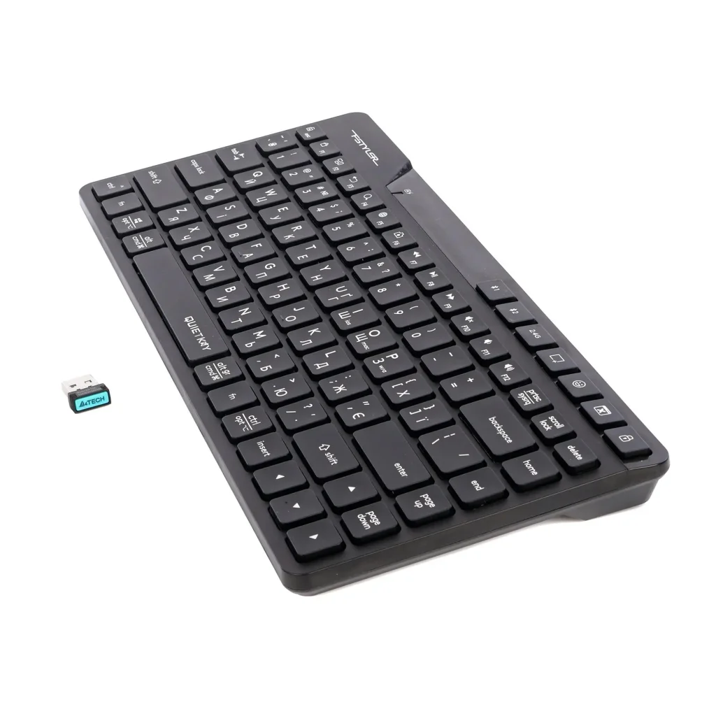Клавіатура бездротова A4Tech FBK26C AS Black UA