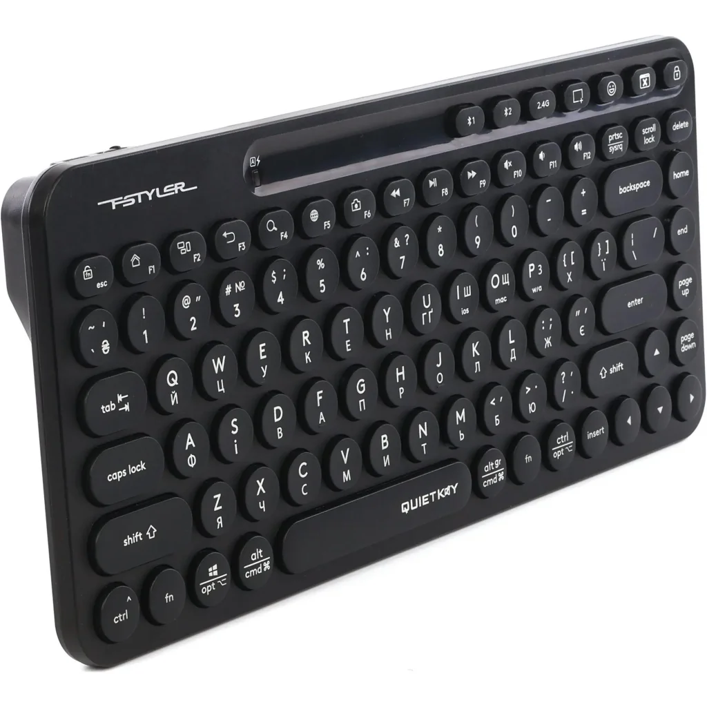 Клавиатура беспроводная A4Tech FBK36C AS Black UA