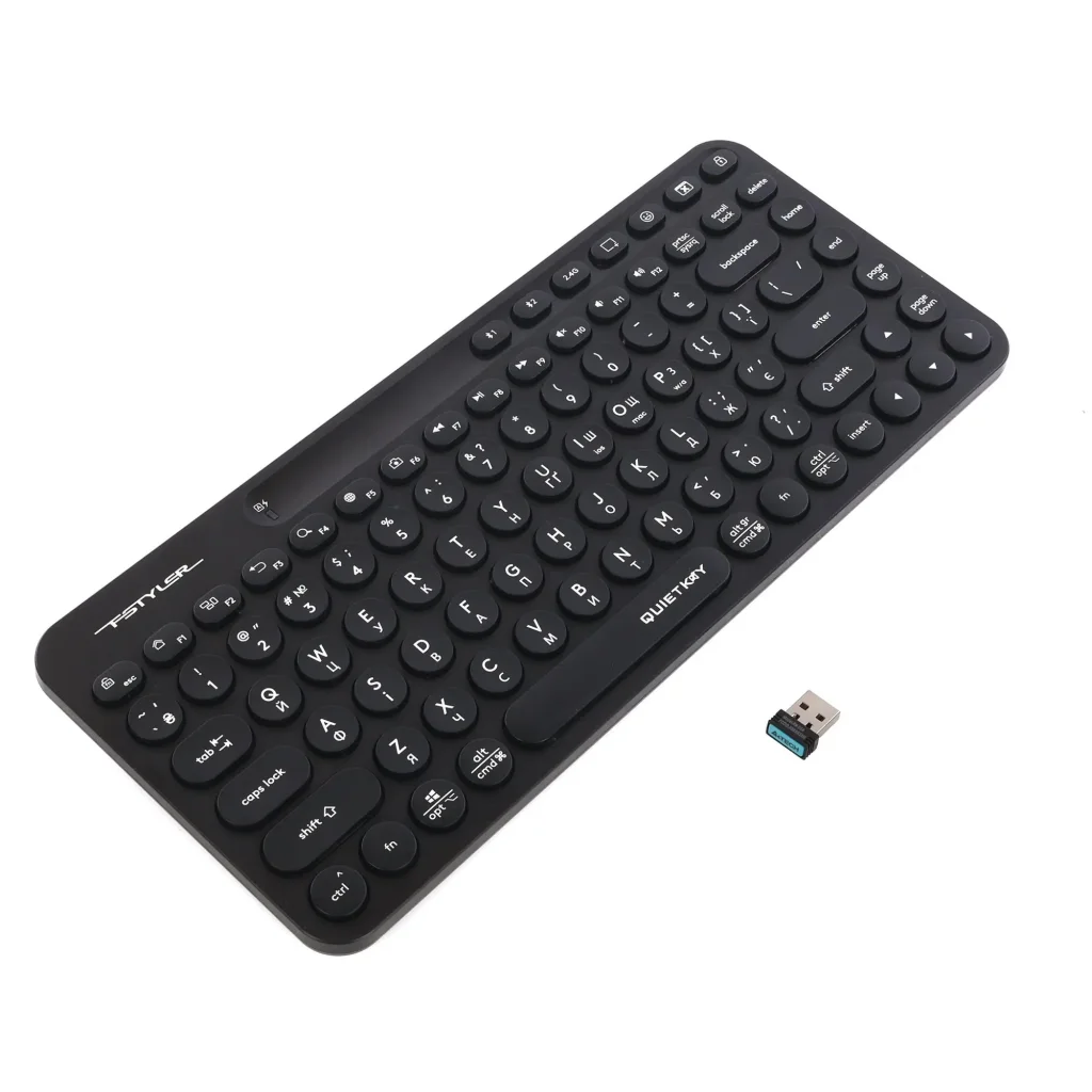 Клавиатура беспроводная A4Tech FBK36C AS Black UA