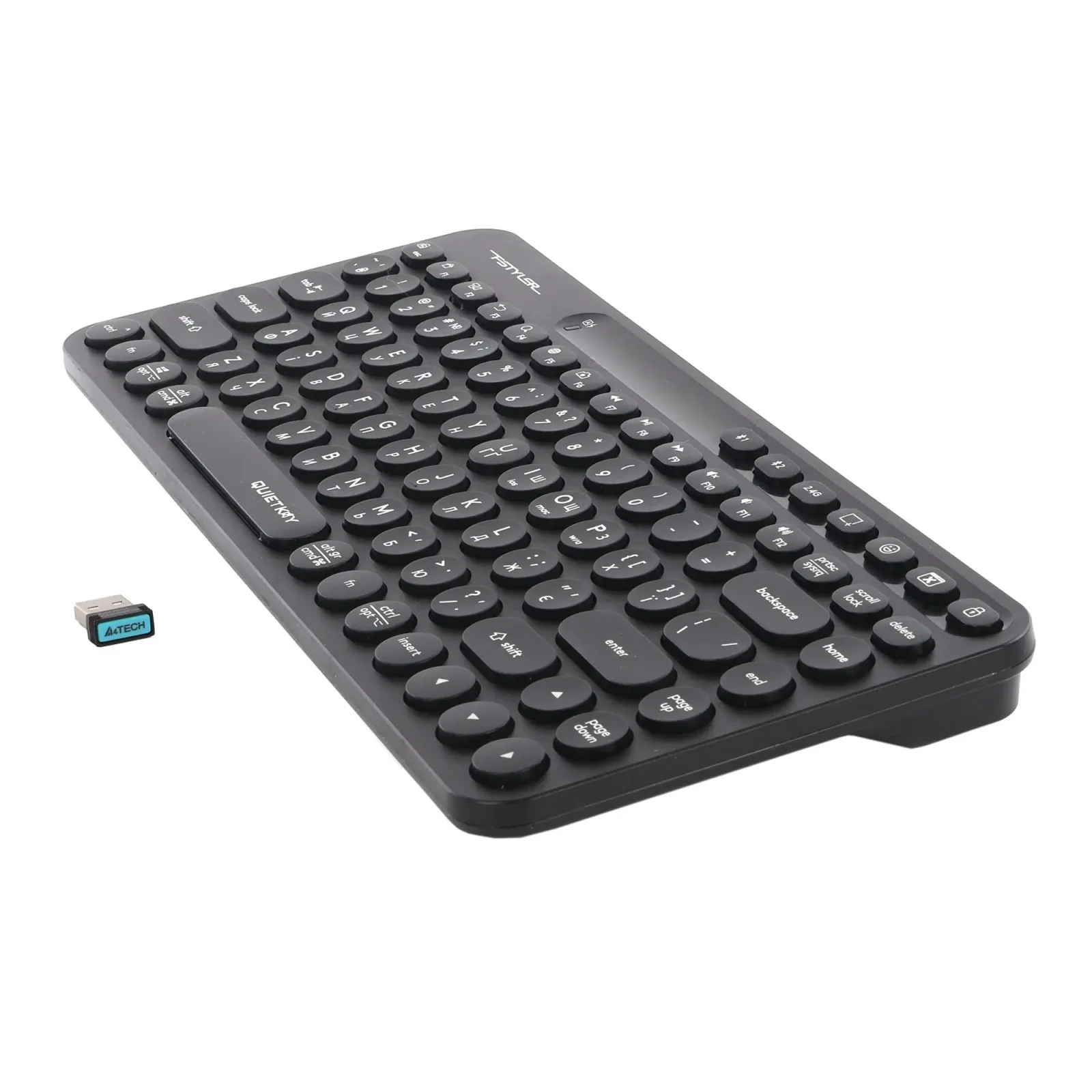 Клавіатура бездротова A4Tech FBK36C AS Black UA
