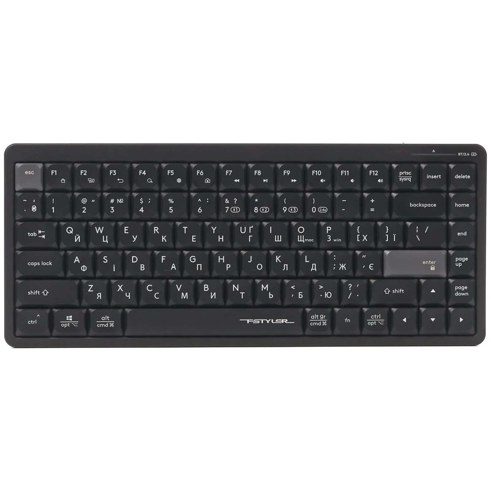 Клавиатура беспроводная A4Tech FBX53C Black UA