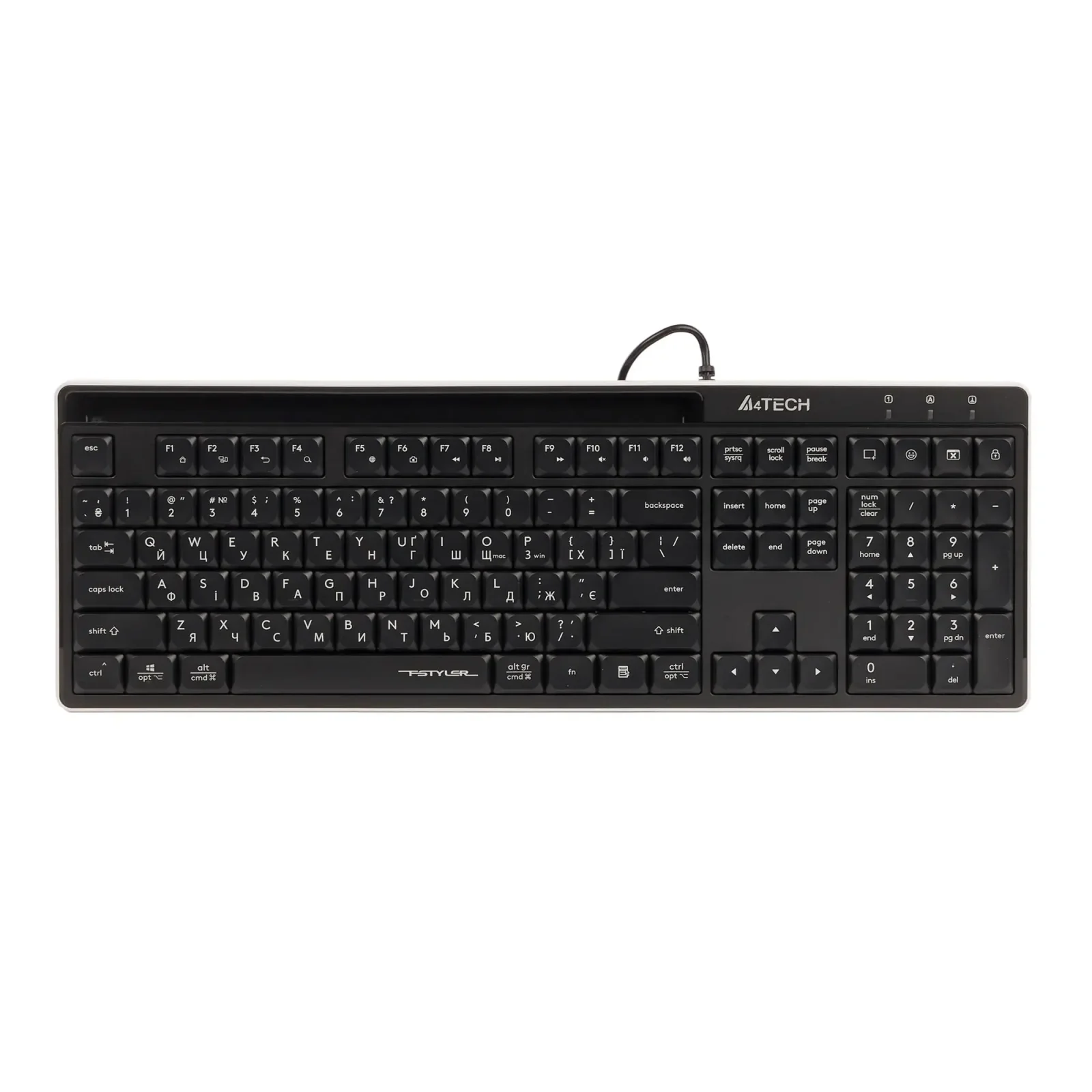 Клавіатура A4Tech FX72 Black UA