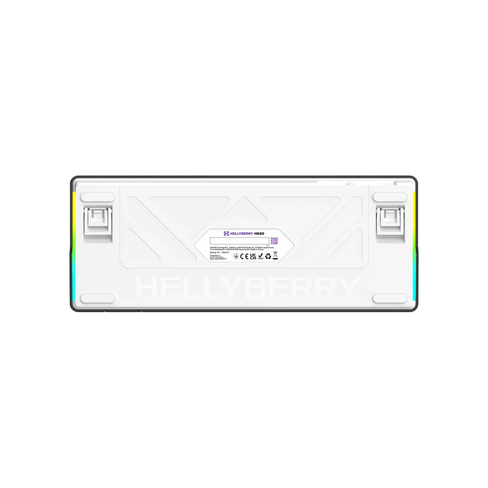 Клавиатура Hator Hellyberry HK60 White/Violet UA