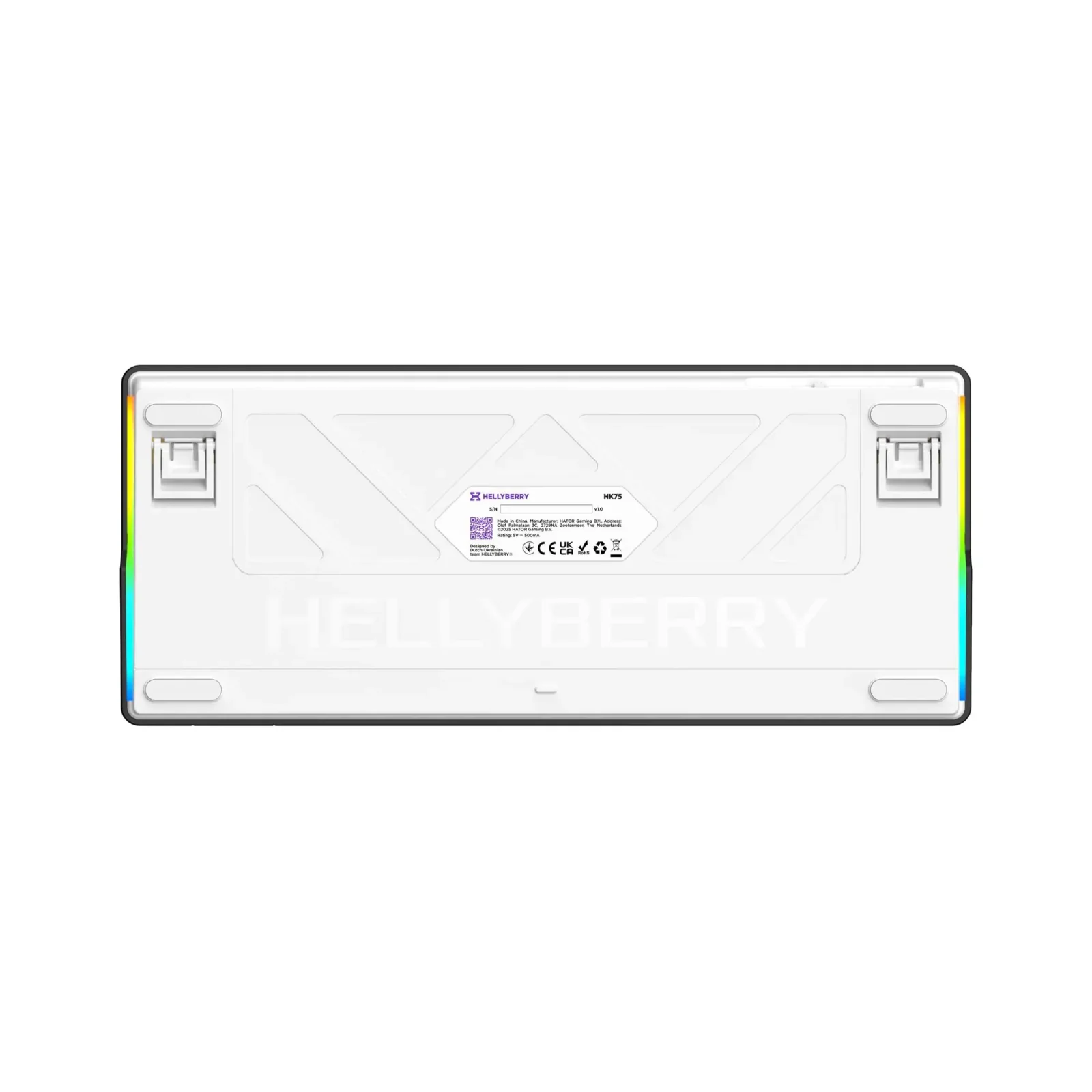 Клавиатура Hator Hellyberry HK75 White/Violet UA