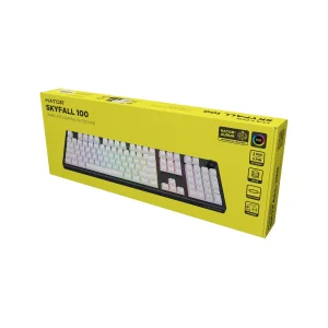 Клавиатура беспроводная Hator Skyfall 100 Wireless Black-White (HTK3100UA) UA
