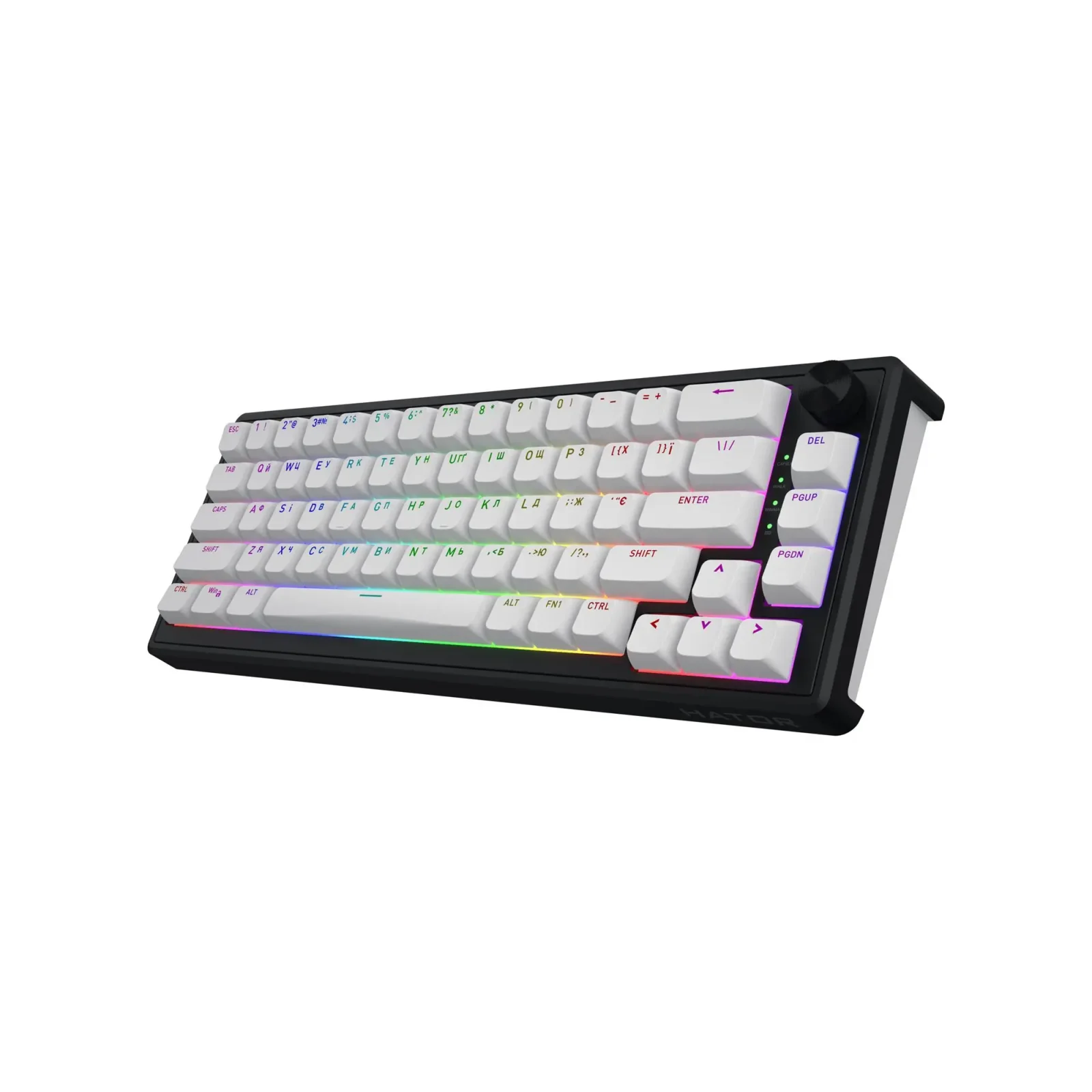 Клавиатура беспроводная Hator Skyfall 65 Wireless Black-White (HTK3160UA) UA