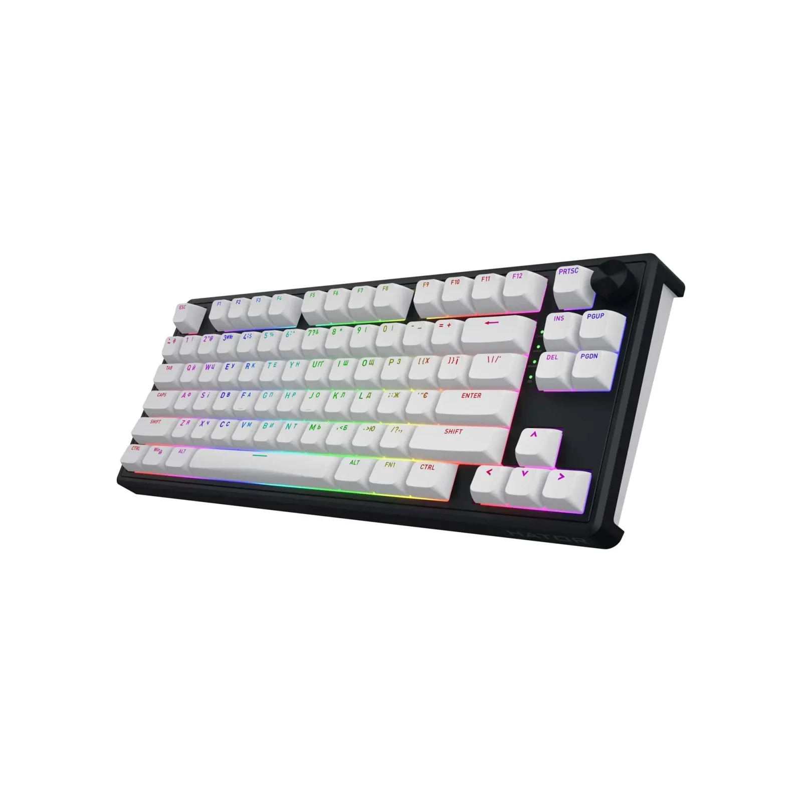 Клавіатура бездротова Hator Skyfall 80 Wireless Black-White (HTK3180UA) UA