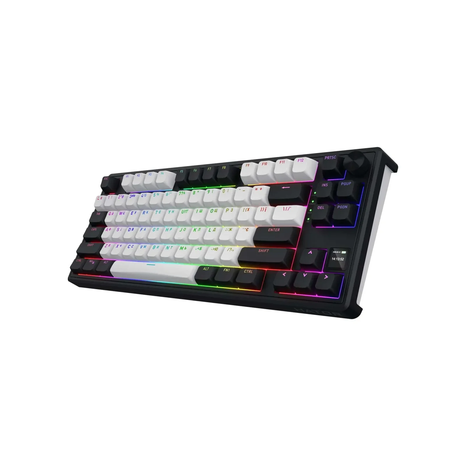 Клавіатура бездротова Hator Skyfall 80 MAG Ultima 8K Wireless White-Black (HTK3880UA) UA