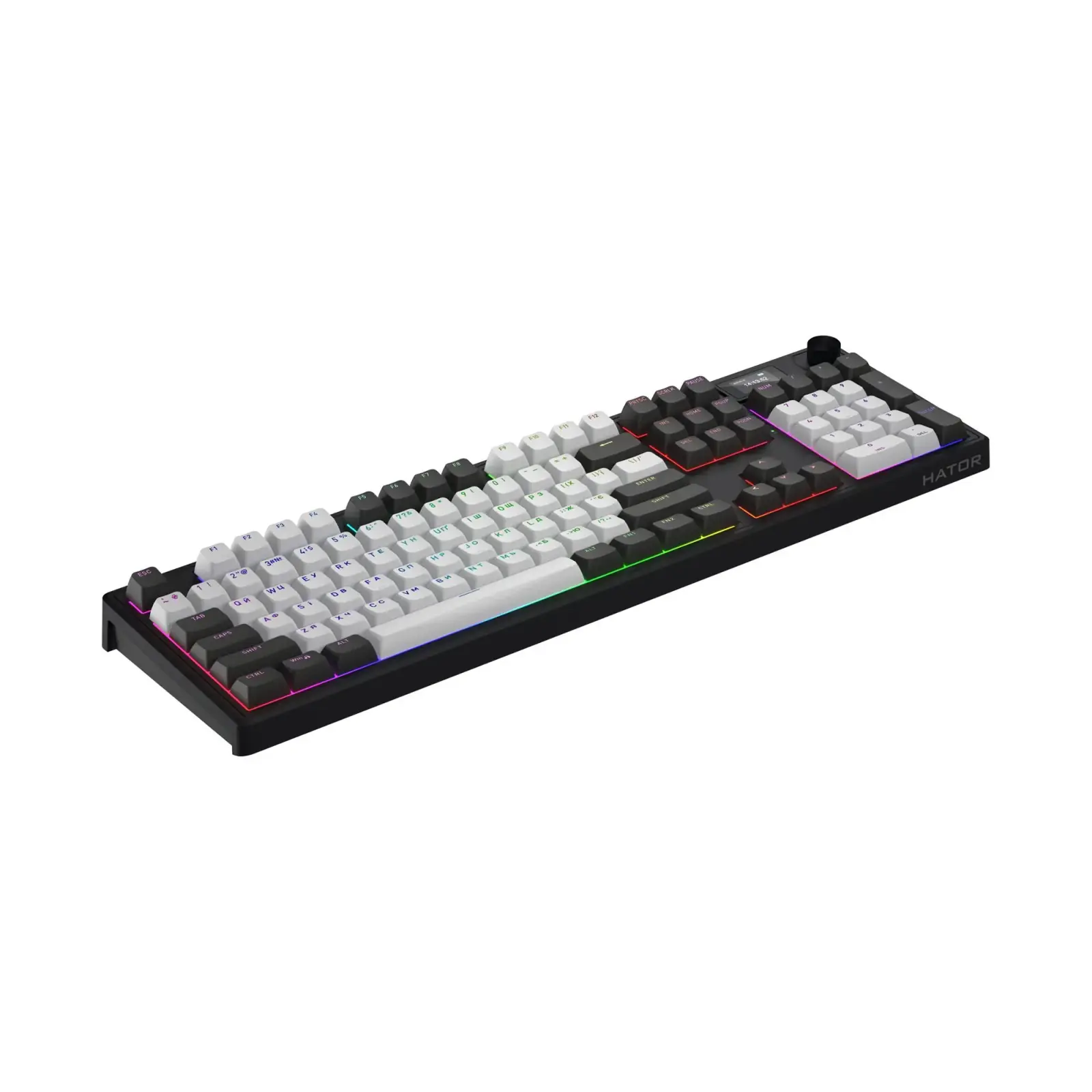 Клавіатура бездротова Hator Skyfall 100 Wireless Grey/Black (HTK4100UA) UA