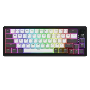 Клавіатура бездротова Hator Skyfall 65 Pro Wireless Grey/Black (HTK4160UA) UA