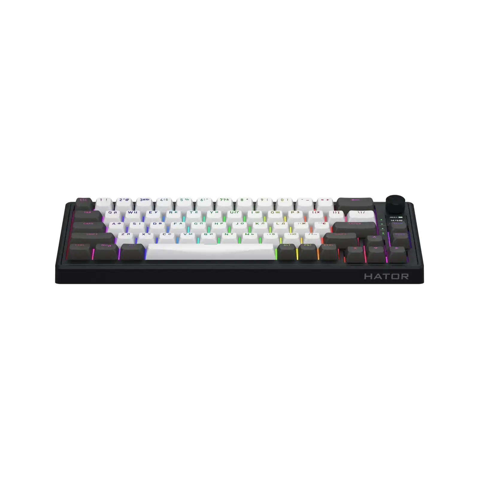 Клавіатура бездротова Hator Skyfall 65 Pro Wireless Grey/Black (HTK4160UA) UA