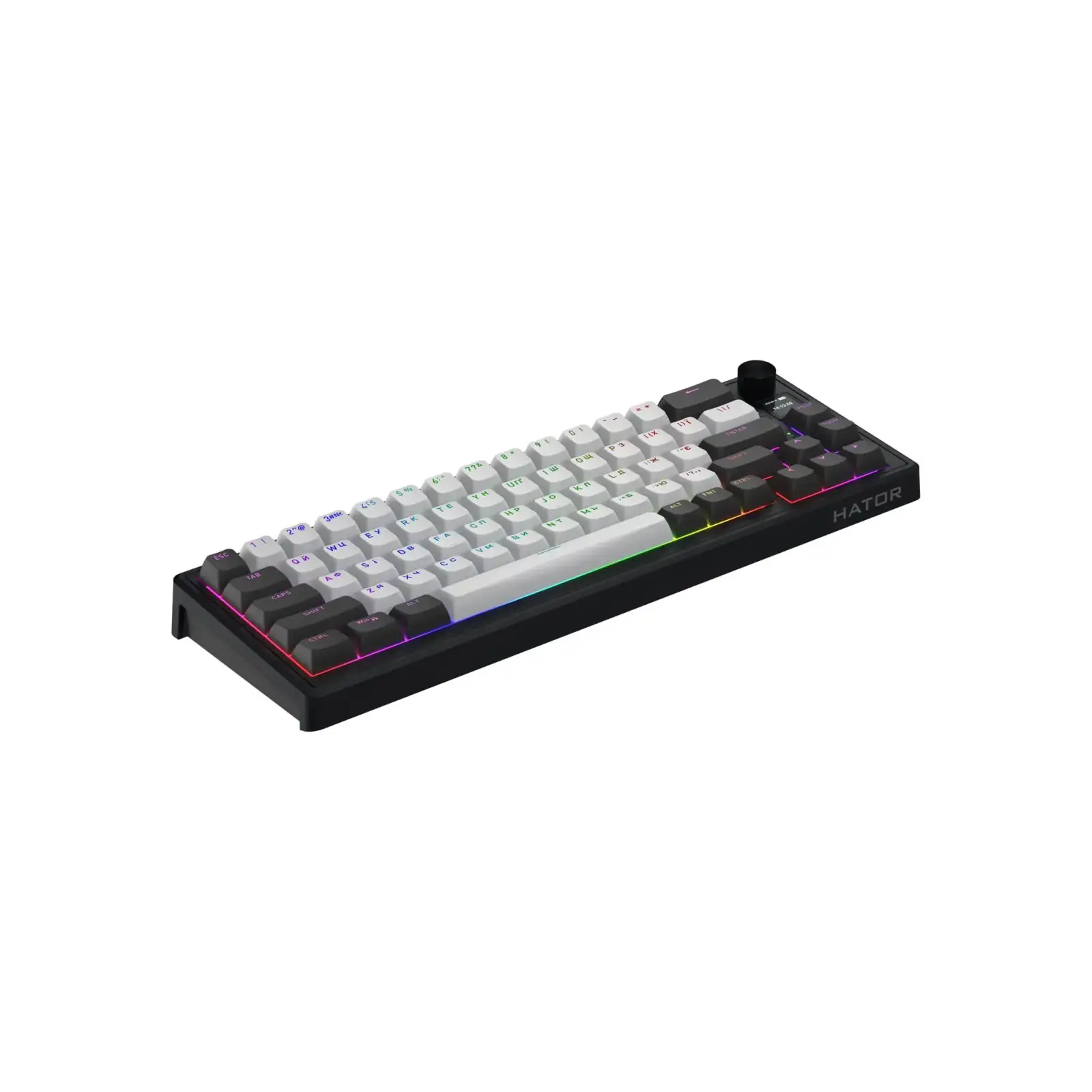 Клавіатура бездротова Hator Skyfall 65 Pro Wireless Grey/Black (HTK4160UA) UA
