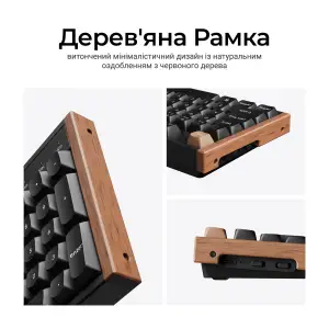 Клавиатура беспроводная Keychron K10 HE Magnetic Switch Black RGB (K10H-F1-UA) UA