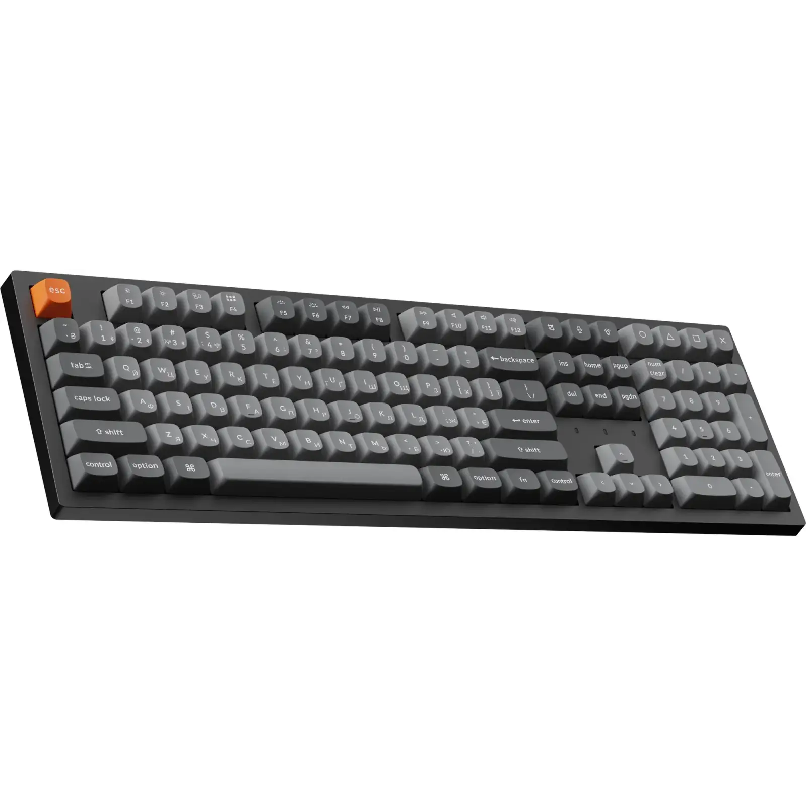 Клавіатура бездротова Keychron K10 Max Keychron Super Banana Switch Black RGB (K10M-H4-UA) UA