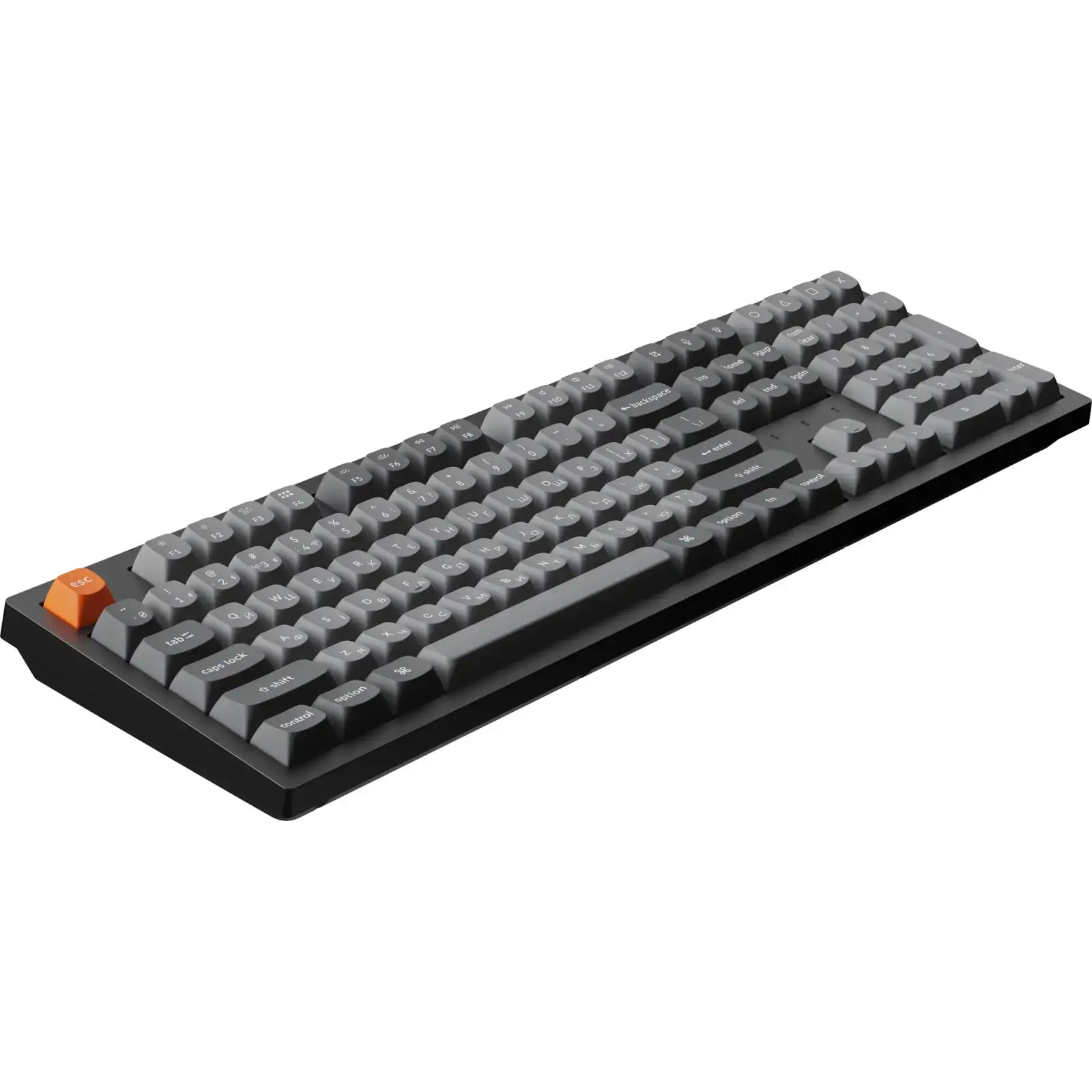 Клавіатура бездротова Keychron K10 Max Keychron Super Banana Switch Black RGB (K10M-H4-UA) UA